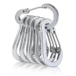 1-12PCS Carabiner Clip Set